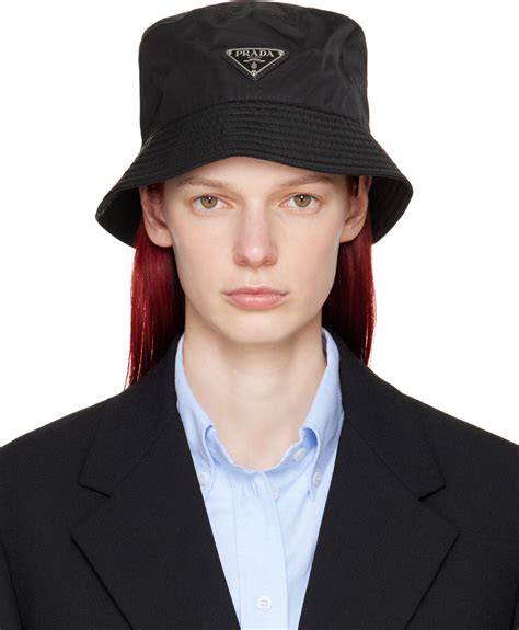 prada renylon hat|Black Re.